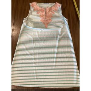 Cabana Life Talbots sleeveles summer spf tunic dress Large